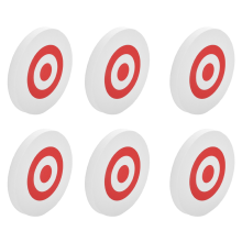 25 x 3Cm Archery Eva Foam Target Bow Moving Practice White+Red