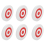 25 x 3Cm Archery Eva Foam Target Bow Moving Practice White+Red 1