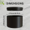 24Pcs Black Candle Tins, 4Oz Empty Candle Tin for DIY Candles Making 2