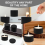 24Pcs Black Candle Tins, 4Oz Empty Candle Tin for DIY Candles Making 4
