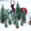 25PCS Miniature Artificial Christmas Trees 5 Sizes,with Wooden Base 4