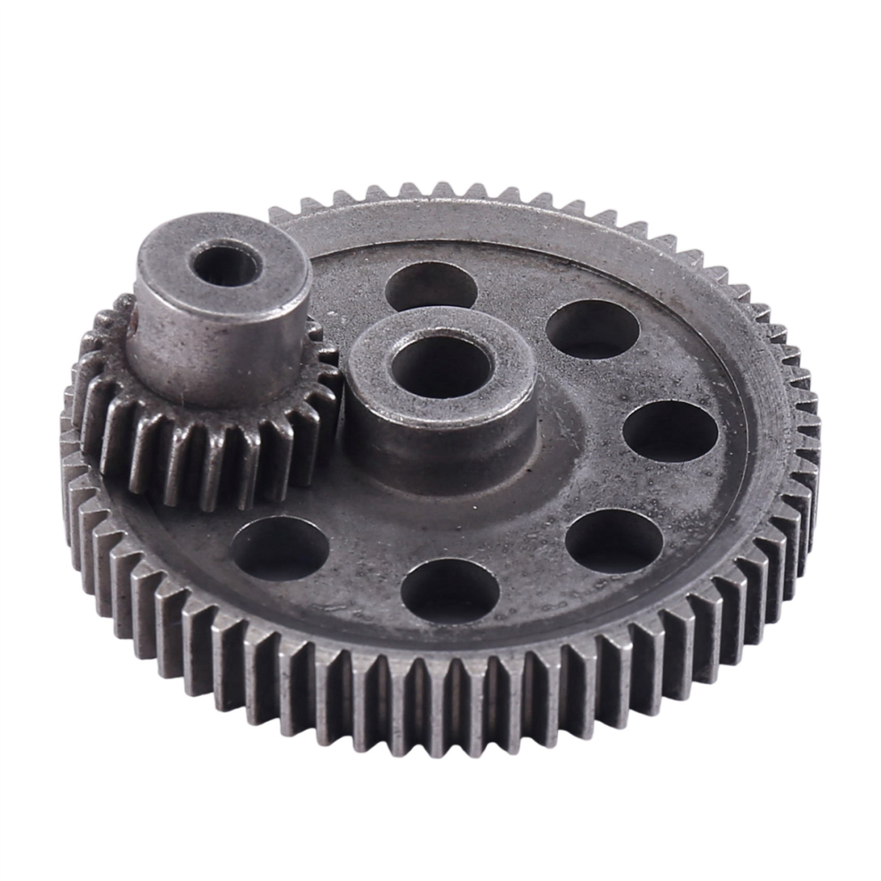 2Pcs (21T+64T)Differential Metal Main Gear 64T Motor Gear 21T Dark/Gray 4712314108162