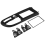 2Din Car CD Radio Fascia Panel Frame Kit for Transit 2006-2013 2