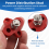 2Pc 5/16 Inch DC 48V Busbar Power Terminal Block M8 Distribution Stud 4