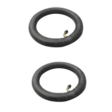 Câmara de ar para scooter 2 peças 8 pol. 8 x 1 1/4 com conjunto de válvulas curvas para bicicleta dobrável
