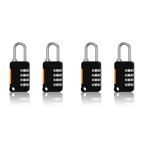2PCS 4 Digit Number Combination Pad Lock Luggage Security Coded Lock