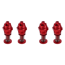 2Pcs 35mm Height Push Butto Hatch Cabin Spring Cover Lock Red