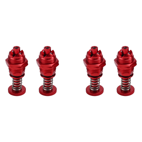 2Pcs 35mm Height Push Butto Hatch Cabin Spring Cover Lock Red