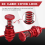 2Pcs 35mm Height Push Butto Hatch Cabin Spring Cover Lock Red 4