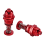 2Pcs 35mm Height Push Butto Hatch Cabin Spring Cover Lock Red 3