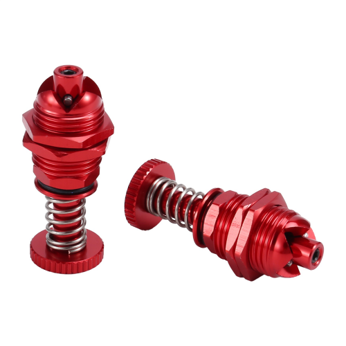 2Pcs 35mm Height Push Butto Hatch Cabin Spring Cover Lock Red 2