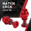 2Pcs 35mm Height Push Butto Hatch Cabin Spring Cover Lock Red 7