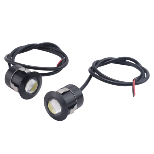 2pcs LED Eagle Eye Backup Light White Light 9W black