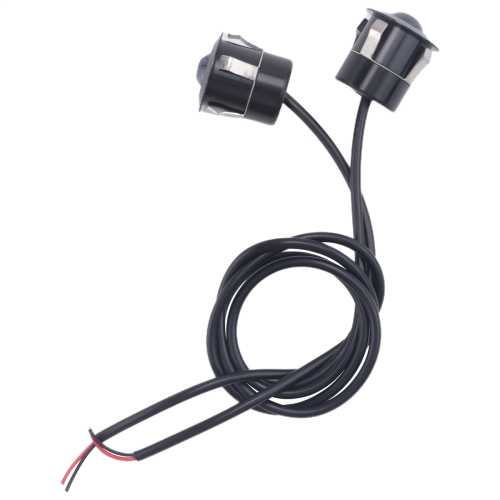 2pcs LED Eagle Eye Backup Light White Light 9W black 2