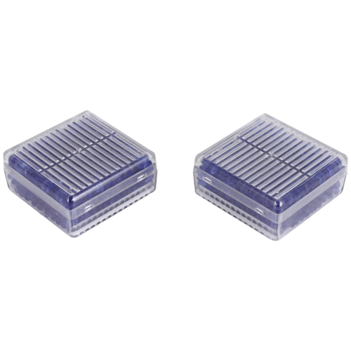 2pcs Blue Indicating Silica Gel Desiccant Moisture For Absorb Box