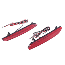 2 peças de luz LED refletora para para-choque traseiro para JAZZ Fit 2010-2013