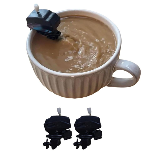 2er Pack Bootmotor-Kaffee-Rührstäbe, Bootsschrauben-Kaffee-Rührstäbe 2