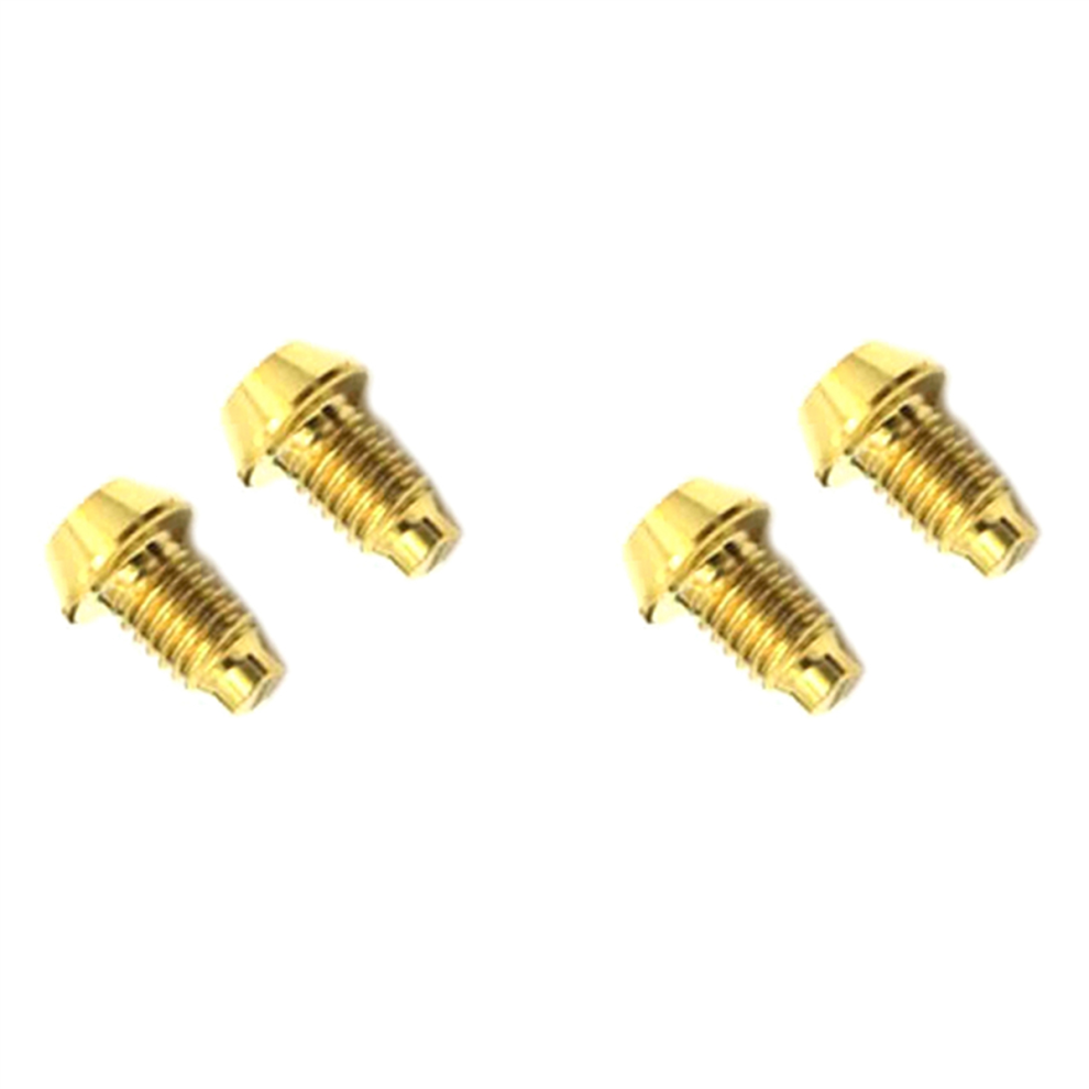2Pcs For Tc4 Hydraulic Disc Bike Brake Screw-Gold 4712314113616