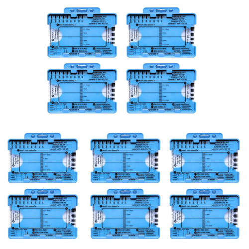 2PCS ECG 7 Step Ruler, ECG 7 Step Ruler for ECG/EKG Interpretation,
