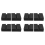 2Pcs Car Slotted Lift Trolley Jack Disk Block Rubber Guard Adapter 1