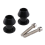 2Pcs Motorcycle Cnc Sliders Spools Stand Screw For (Black) 3