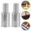 2Pcs Threaded Tip Replacement Repair Kit 3
