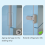 2Pcs Safe Fridge Lock, Child Proof Refrigerator Door Lock, Grey 3