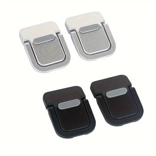 2Pcs Portable Laptop Stand Foldable Bracket Laptop Silver 1