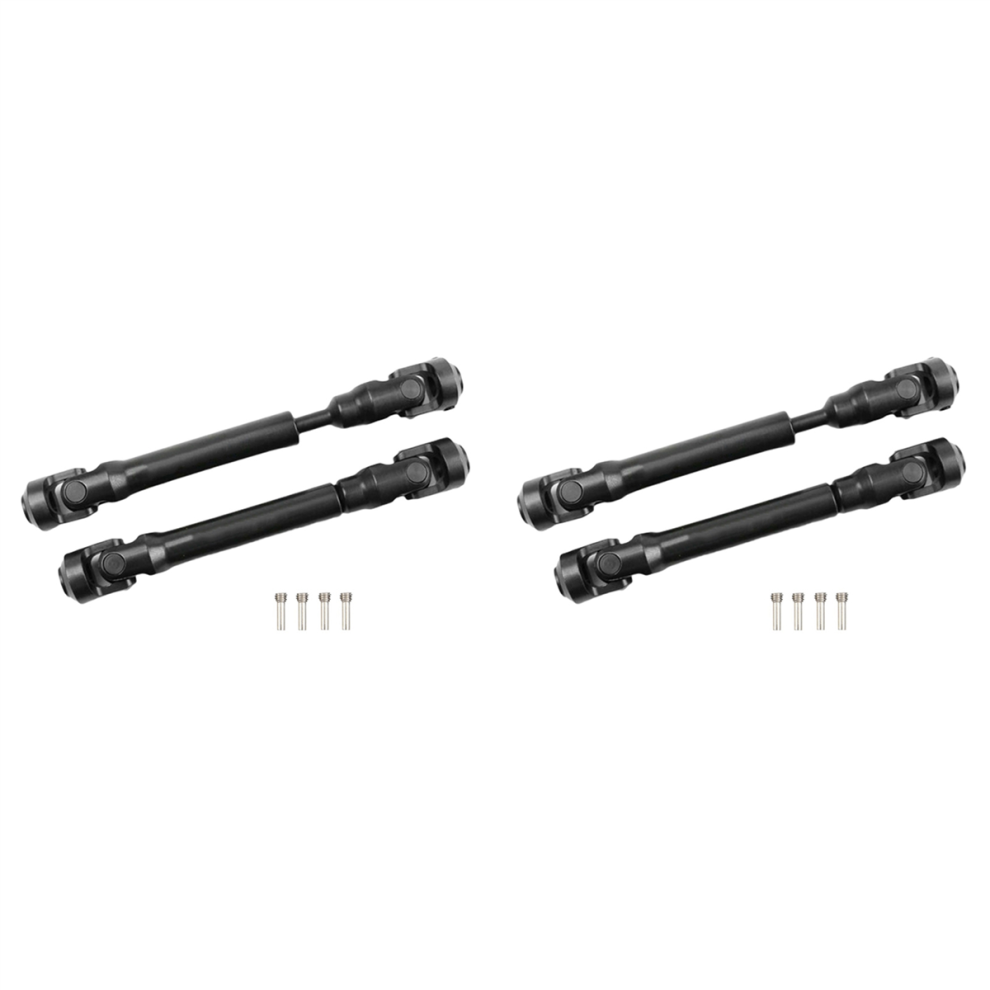 2Pcs Metal Drive Shaft Cvd Driveshaft For 313Mm Wheelbase Axial Scx10 4712314115467