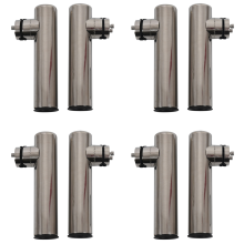2Pcs Stainless Steel Rod Holder 7/8 Inch To 1 Inch Rail 19Mm-26Mm