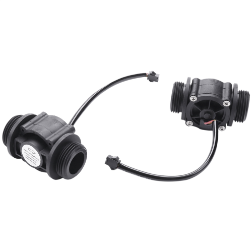2PCS Water Flow Sensor Fuel Flow Meter Water Meter Sensor 1-60L/Min 1