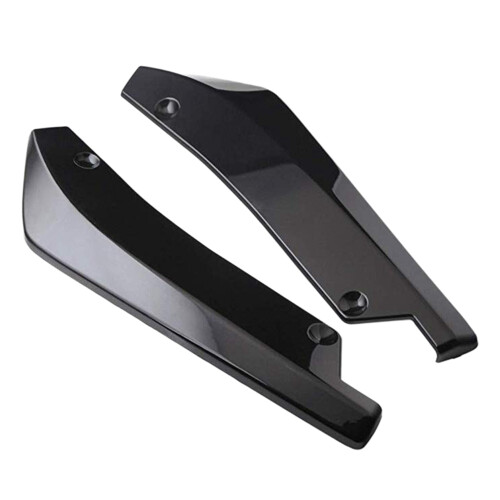 2Pcs Universal Car Rear Bumper Lip Diffuser Splitter Spoiler 2