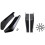 2Pcs Universal Car Rear Bumper Lip Diffuser Splitter Spoiler 1