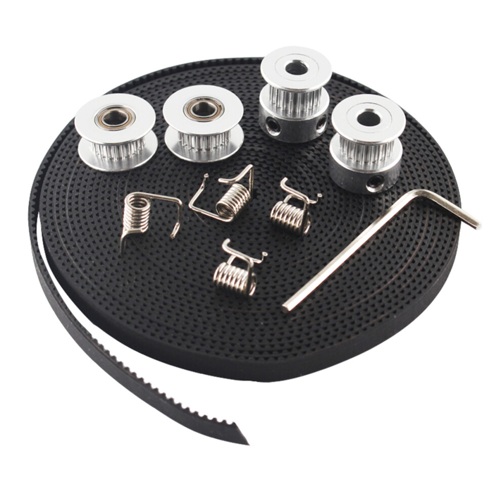 2X Pulley 20 Teeth Bore 5Mm + 6Mm Timing Belt 4712314138381