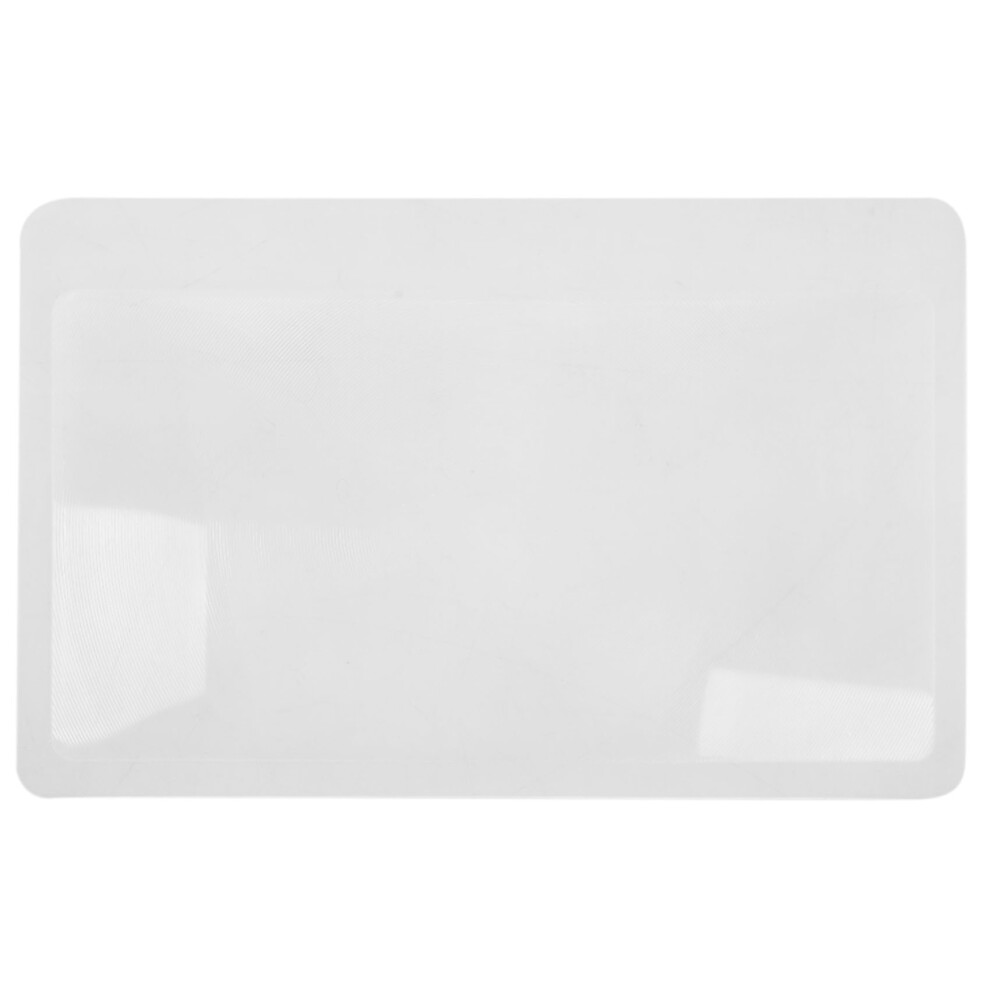 3 X Magnifier Fresnel Pocket Credit Card Size Transparent glass