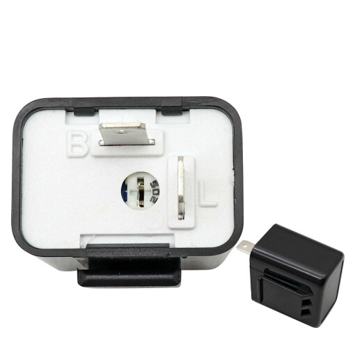 2-Pin LED Relay 12V Adjustable Frequency for Motorcycle Turn Signal 1
