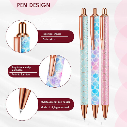 3 Pieces Air Release Weeding Pen Vinyl Installation Pen () 1