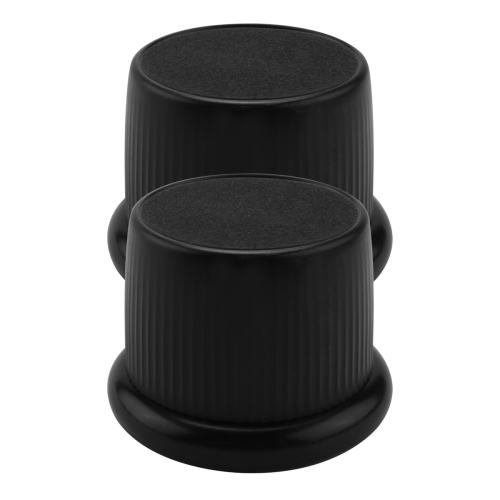 2X Elevadores de Cama Ajustáveis Móveis Sofá Mesa Sofá Elevador de Chão - Preto 2