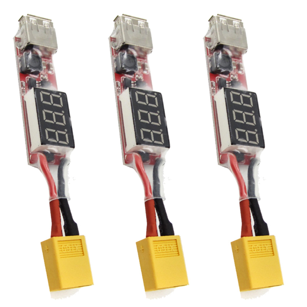 2S-6S Lipo Lithium Battery Xt60 To Usb Charger Converter For Phone 4712314120263