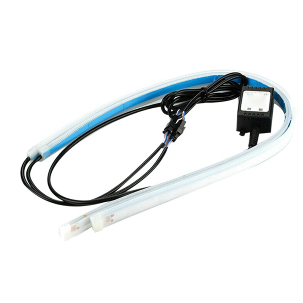 2X Rgb Led Drl 60Cm Strip Turn Signal Brake Light 4712314138411