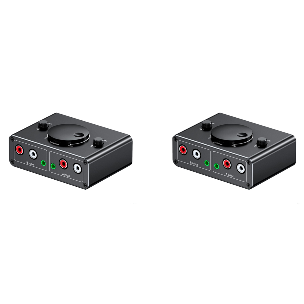 3.5Mm Stereo Bi-Directional Audio Switcher With Mute Button 4712314141893