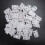 30pcs Shelf Cabinet 90 Degree Corner Braces Angle Brackets White 3