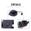 30103018 Motor de ventilador de resfriamento de 4 polegadas Radiador 12 V para motocicletas ATV 2