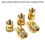300Pcs Thread Knurled Nuts, Brass Knurled Threaded Insert Nuts 2