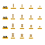 330 Pcs Brass Threaded Insert Nuts M2 M3 M5 for 3D Printing Part 5