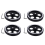 300Mmx6Mm Industrial Aluminum Rubber Measuring Encoder Meter Wheel 1