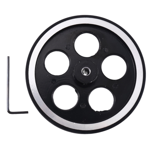 300Mmx6Mm Industrial Aluminum Rubber Measuring Encoder Meter Wheel 1