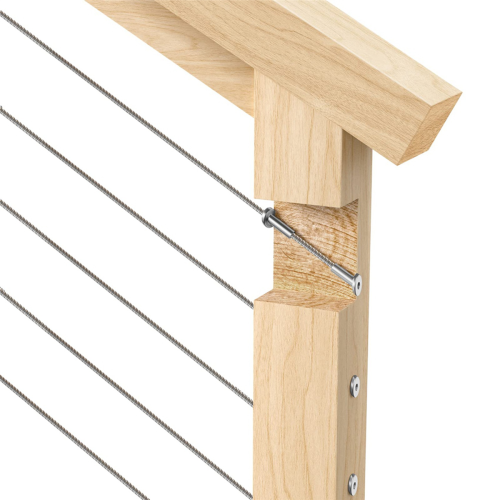 30 Degree 3/16In Angle Beveled Protector Sleeves, Wood Post Protector 1