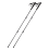 2pcs Trekking Poles Carbon Fiber Black 1