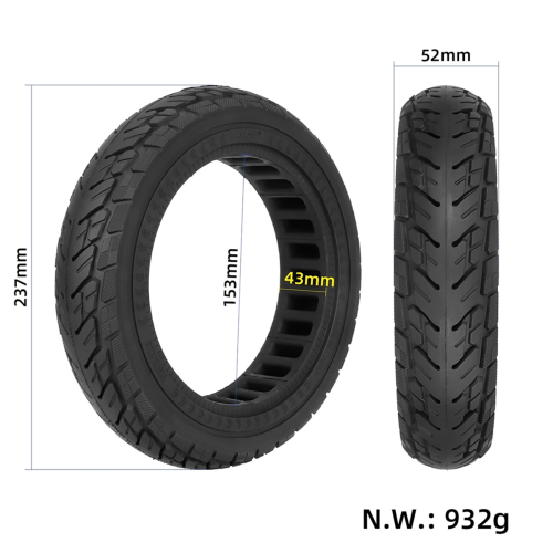 Pneu sólido 60/70-7.0 de 10 polegadas para F20 F25 F30 F40 1